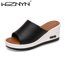 2020 New Fashion Summer Women's Sandals Peep-Toe Shoes Woman High-Heeled Platfroms Casual Wedges for Women High Heels Shoes 2024 - buy cheap