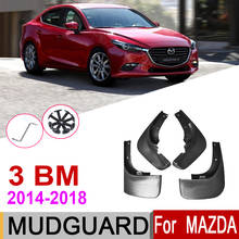 Paralama do carro para mazda 3 bm axela hatchback 2018 ~ 2014 fender mud guard flap respingo flaps mudguards acessórios 2007 2006 2005 2024 - compre barato