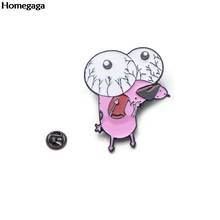 Homegaga Dog Metal Enamel pins Trendy para backpack shirt clothes brooches badges for men women D1499 2024 - buy cheap