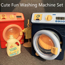 New Washing Machine Simulation doing Housework Miniaturas para casa de m...Girls Toys Doll Furniture игрушечная мини мебель mini 2024 - buy cheap
