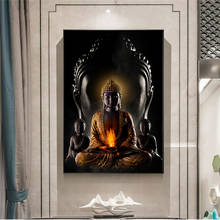 Pinturas en lienzo de Arte Moderno de Buda para decoración de pared, póster de Budismo para sala de estar, bolsillos, Dios 2024 - compra barato