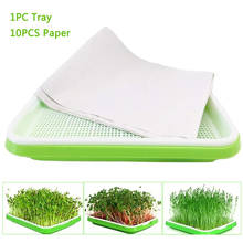 Double-layer Seedling Tray Hydroponic Flower Basket Garden Flower Plant Soil-Free Nursery Pots Sprout Paper Planting Sprout 2024 - buy cheap