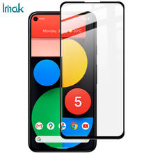 Protector de pantalla de vidrio templado para Google Pixel 5, cubierta de pegamento completo AB, IMAK Pro + Series, para Google Pixel 5 Pixel5 2024 - compra barato