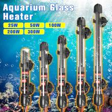 Aquecedor submersível para aquários, haste de aquecimento para vidro aquário, 25w, 50w, 100w, 200w, 300w 2024 - compre barato