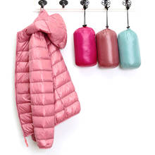 Chaqueta básica de plumón de pato para mujer, abrigo informal de manga larga, color rosa, para Otoño e Invierno 2024 - compra barato