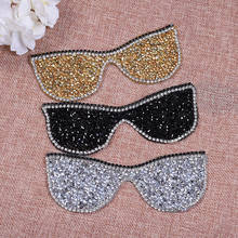 Cool Sunglasses  Patch For Clothing Diy Crystal Sewing Accessories Home Decor Thermo Applique  Badges For Jeans Clothing 2024 - buy cheap