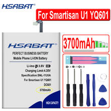 Hsabat bateria 3700mah para smartisan u1 yq601 yq603 yq605 yq607 dc601 2024 - compre barato