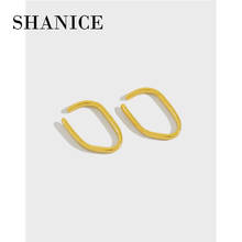 SHANICE INS 925 Sterling Silver Minimalist Line Ear Clip Earrings without Piercing Earcuff for Women Lady Girls Personality 2024 - buy cheap