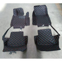 Кожаный напольный коврик для автомобиля KIA Borrego 2008-2017 года, аксессуары на 5 мест для салона автомобиля, 3d коврик из ЭВА 2024 - купить недорого