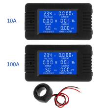 6 IN 1 Digital AC 20A 100A Voltage Energy Meter Voltmeter Ammeter Power Current Panel Watt Combo Indicator 110V 220V 2024 - buy cheap