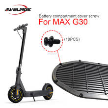 Tornillos de cubierta de batería inferior para patinete eléctrico, piezas de Metal de acero inoxidable para Ninebot MAX G30, 18 Uds. 2024 - compra barato