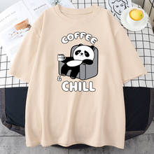 Red Panda Sitting A Sofa Chill Women's T-Shirt Korean Style Casual T Shirts 2022 Summer Cool T Shirt Fashion Ins Tees For Women 2024 - buy cheap