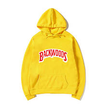The screw thread cuff Hoodies Streetwear Backwoods Hoodie Sweatshirt Men Fashion autumn winter Hip Hop hoodie pullover Hoody 2024 - buy cheap