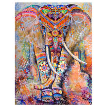 Dpsprue Full Square/Round Diamond Painting Cross Stitch Diamond 3D Embroidery Elephant Animal DIY 5D Moasic Home Decor Gift K104 2024 - buy cheap