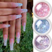 1 Box Crystal Opal Flakes Nail Sequins Blue Peuple Holographics Aurora Nail Glitter Powder Manicures Pigment Paillettes Dust 2024 - купить недорого