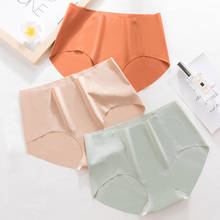 Wasteheart Women Fashion Green Pink Cotton Mid Waist Panties Underwear Seamless One-Piece Lingerie Underpants Briefs M L XL 2024 - buy cheap