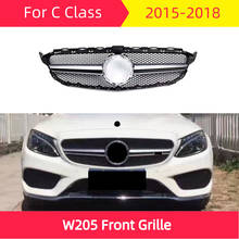 sport front grille for mercedes W205 for 2015-2018 C Class C180 C200 C300  bumper front grill 2024 - buy cheap
