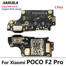 Placa de puerto de carga USB, piezas de conector de Cable flexible para Módulo de micrófono Xiaomi Poco F2 Pro, 10 unids/lote 2024 - compra barato