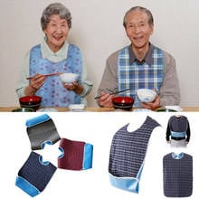 Cotton1-babero grande impermeable para adultos, Protector de ropa, delantales, accesorio para comer 2024 - compra barato