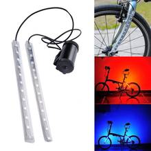 Tira de luces LED para bicicleta de montaña, accesorio de decoración para rueda, 12 LEDs, 8 modos 2024 - compra barato