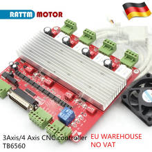 Optoacoplador de alta velocidad TB6560, controlador de motor paso a paso de 3 o 4 ejes, placa controladora CNC y DB25 bable 2024 - compra barato