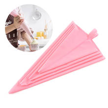 1PCS Pink Confectionery Bag Silicone Icing Piping Cream Pastry Bag Nozzle DIY Cake Decorating Baking Decorating Tools 2024 - buy cheap