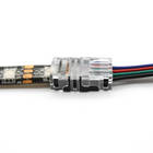 5pcs RGB LED Strip Connector 4 Pin 5050 10mm Colorful LED Tape Light Connector for Waterproof IP65 Strip to Wire Use - photo 2026