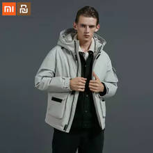 Xiaomi youpin jaqueta de inverno masculina com capuz, jaqueta curta e impermeável antifurto, serviço para casa inteligente 2024 - compre barato