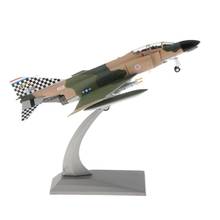 1/100 Scale Simulation American USA F-4 Phantom II Aircraft Diecast Airlines Model Aircraft & Stand Home Kids Toys 2024 - buy cheap