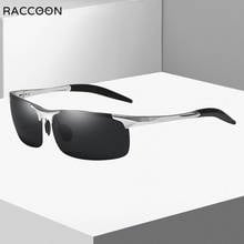 Спортивные поляризационные солнцезащитные очки для мужчин, высококачественные алюминиево-магниевые солнцезащитные очки для мужчин, винтажные очки для вождения UV400 2024 - купить недорого
