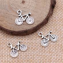 WYSIWYG 20pcs 15x13mm Bike Charms Antique Silver Color Biker Charms Bicycle Charm DIY For Jewelry Making 2024 - buy cheap