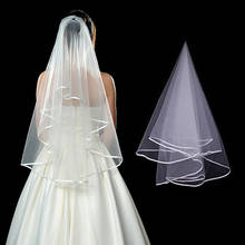 Velos de novia clásicos para mujer, velo de tul transparente blanco, accesorios para fiesta de boda, elegantes y encantadores, 2020 2024 - compra barato