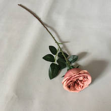 Artificial austin rosa flores de seda ramo longo buquê para decoração de casa casamento falso flores diy grinalda suprimentos acessórios 2024 - compre barato