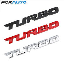 3D Car Styling Sticker Metal TURBO Emblem Body Rear Tailgate Badge For Ford Focus 2 3 ST RS Fiesta Mondeo Tuga Ecosport Fusion 2024 - buy cheap
