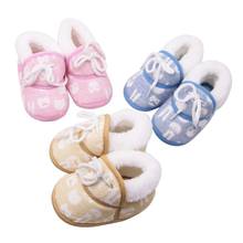 Spring Autumn Winter Newborn Baby Infant Boy Girl Boots Cartoon Print Snow Boots Warm Crib Shoes Soft Sole Prewalker 2024 - buy cheap