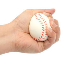 Kawaii Squishy Baseball Style Stress Relief Ball Baseball Hand Wrist Squeeze Soft Foam Ball Gifts 2024 - buy cheap
