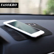 YASOKRO-alfombrilla antideslizante para coche, cojín mágico, soporte de alfombrilla antideslizante para teléfono, accesorios de interior para teléfono, GPS 2024 - compra barato