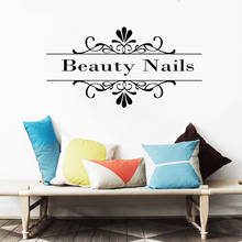 Nail Wallpaper Nails And Beauty Quotes Vinyl Wall Stickers For Beauty Salon Decoration Wall Decals For Girls Room Art Stickers 2024 - buy cheap