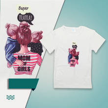 Супер яркая белая женская футболка с принтом материнской любви, Женская хлопковая футболка, топы, уличная одежда 2024 - купить недорого