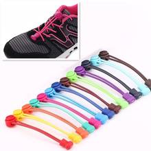 1 Pair Shoelaces Lazy Elastic No Tie Locking Round Shoe Laces For Boys And Girls Quick Locking Shoestrings and round shoelace 2024 - buy cheap