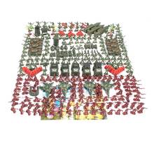 307 Pcs Army Action Figures Set Military Toy Soldier Playset Tanks Planes Flags Battlefield Accessories 2024 - compre barato