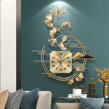 Nordic relógio de parede luxo criativo moderno ouro silencioso grande relógio parede metal digital relogio decoração da sala estar dj60wc 2024 - compre barato