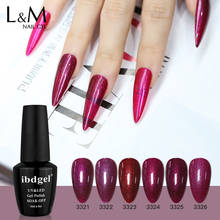 Ibdgel-esmalte de uñas en Gel, purpurina brillante, UV, para manicura artística, 6 unidades 2024 - compra barato