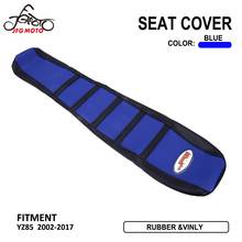 Motorcycle Stripe Rubber Gripper Anti-slip Leather Soft Seat Cover For Yamaha YZ85 YZ 85 2002-2017 02-17 Dirt Bike Motorcross 2024 - buy cheap