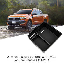 Armrest Storage Box for Ford Ranger 2011-2018 Interior Center Console Organizer Glove Holder Tray 2024 - buy cheap