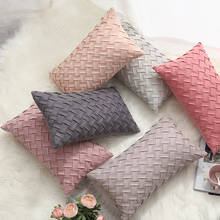 Hand-Woven Cushion Covers Fashion Nordic Decorative Throw Waist Warm Pillow Covers Home Decor Sofa Living Room Pillowcase 2024 - buy cheap