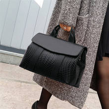Designer Women Pu Leather Handbags Large Capacity Ladies Shoulder Bag Casual Crossbody Bags for Women Weave Tote Messenger Bags 2024 - buy cheap
