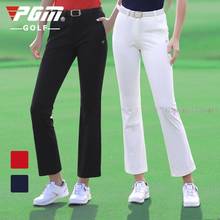 Женские брюки для гольфа, высокие эластичные шариковые брюки, летние облегающие брюки для гольфа, тенниса, женские брюки, девять точек, расклешенные спортивные брюки 2024 - купить недорого