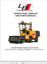 Leeboy-equipamentos de construção, rosco lbp, todos os modelos de operação, manual de peças 2024 - compre barato