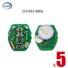 Placa de circuito de Control remoto, 3 botones, 315MHz, 433 MHz, sin Chip, para BMW X5, 5 unids/lote 2024 - compra barato